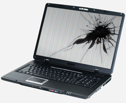 zamena ekrana na laptopu