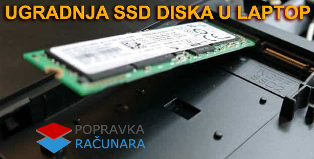 ubacivanje ssd diska u laptop