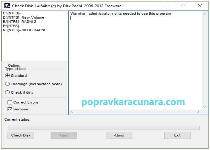 checkdisk